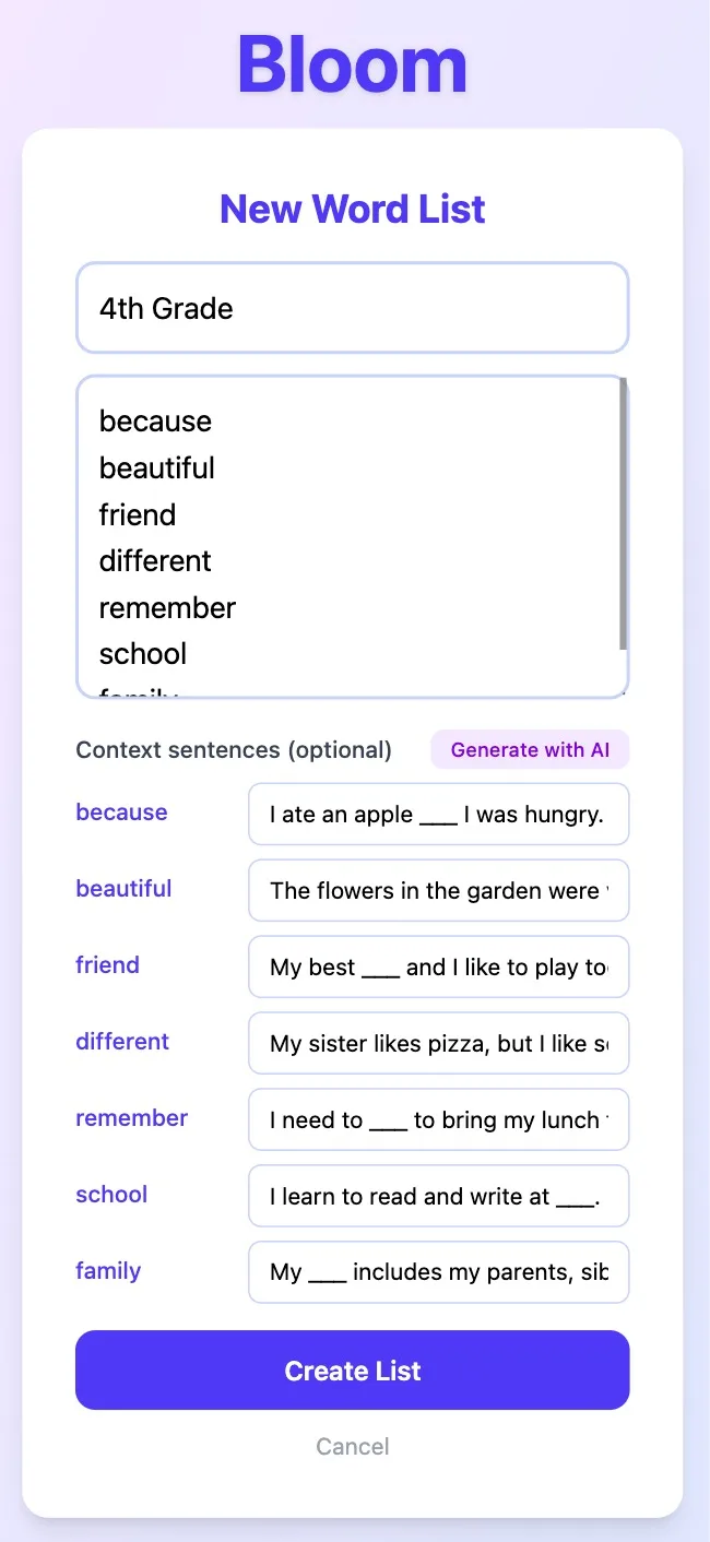 Bloom mobile